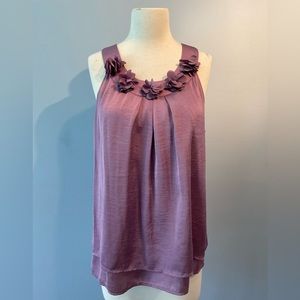 EUC Summery double lined purple blouse